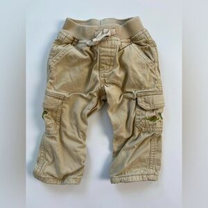 Gymboree Tan Casual Cargo Dinosaur Pants